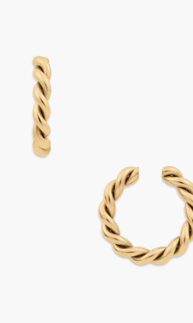 Ellie Vail Denisse Ear Cuff-Earrings-ellie vail-The Silo Boutique, Women's Fashion Boutique Located in Warren and Grand Forks North Dakota