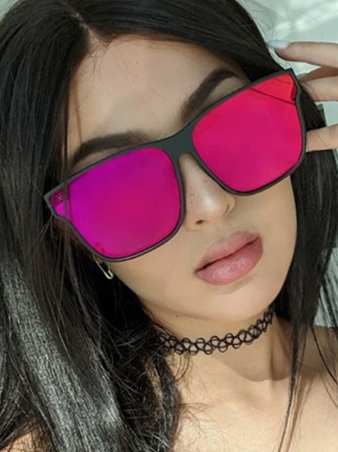 Dime Sssniperwolf Red Flash Sunglasses-Sunglasses-dime-The Silo Boutique, Women's Fashion Boutique Located in Warren and Grand Forks North Dakota