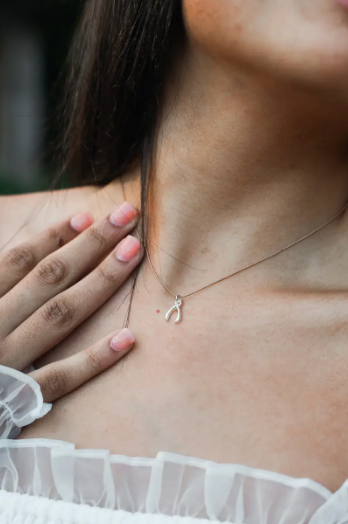 A Wish For You Wishbone Necklace-Necklaces-lucky feather-The Silo Boutique, Women's Fashion Boutique Located in Warren and Grand Forks North Dakota