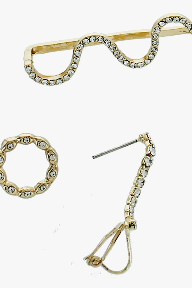 Pannee Pave Set-earrings-pannee-The Silo Boutique, Women's Fashion Boutique Located in Warren and Grand Forks North Dakota