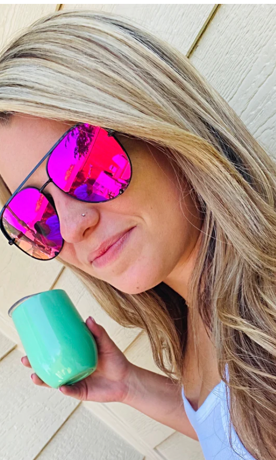 Dax Hot Pink Aviator Sunglasses-Sunglasses-dax-The Silo Boutique, Women's Fashion Boutique Located in Warren and Grand Forks North Dakota