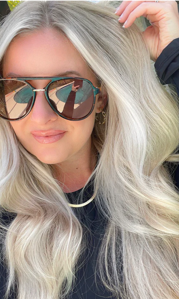 Dax Earhart Cheetah Aviator Sunglasses-Sunglasses-dax-The Silo Boutique, Women's Fashion Boutique Located in Warren and Grand Forks North Dakota