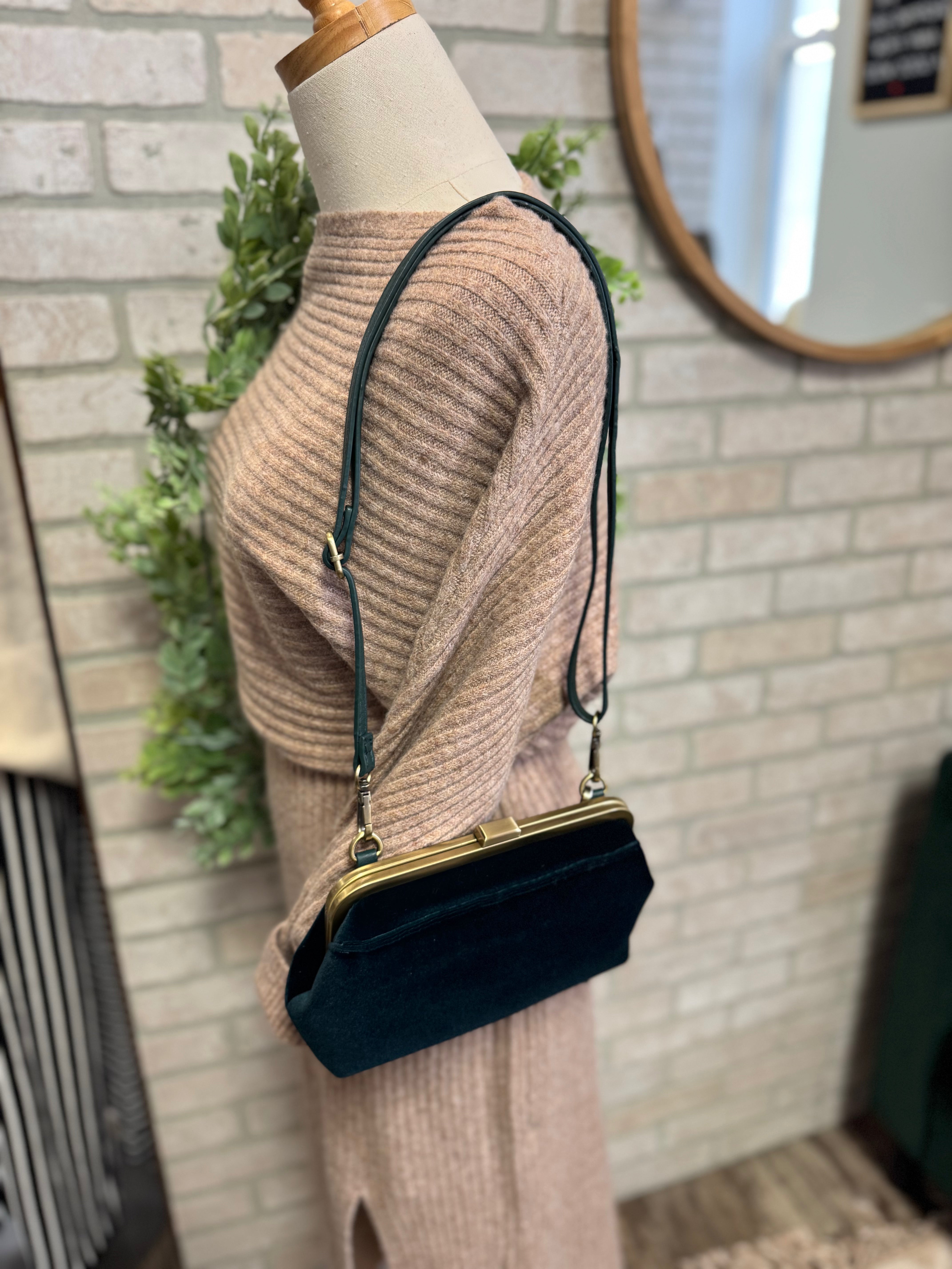 Joy Susan Vivie Crossbody-Emerald-Final Sale-Crossbody Purses-joy susan-The Silo Boutique, Women's Fashion Boutique Located in Warren and Grand Forks North Dakota