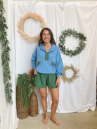 Rae Most Playful Set-Aqua Splash-Outfit Sets-rae mode-The Silo Boutique, Women's Fashion Boutique Located in Warren and Grand Forks North Dakota