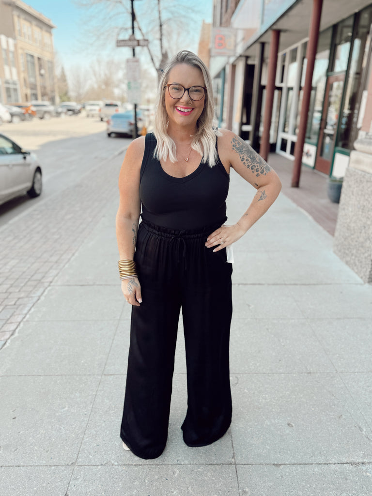 Black Another Love Fresno Pants-Pants-another love-The Silo Boutique, Women's Fashion Boutique Located in Warren and Grand Forks North Dakota