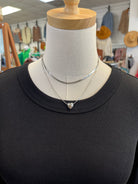 Layered Heart Necklace-Necklaces-Fame-The Silo Boutique, Women's Fashion Boutique Located in Warren and Grand Forks North Dakota