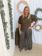Short Sleeve Cable Knit Sweater-Sweaters-hem and thread-The Silo Boutique, Women's Fashion Boutique Located in Warren and Grand Forks North Dakota