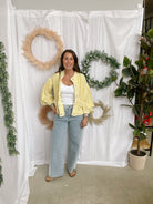 Lov Vintage Cardigan-Lemon-Cardigans-lovlov-The Silo Boutique, Women's Fashion Boutique Located in Warren and Grand Forks North Dakota