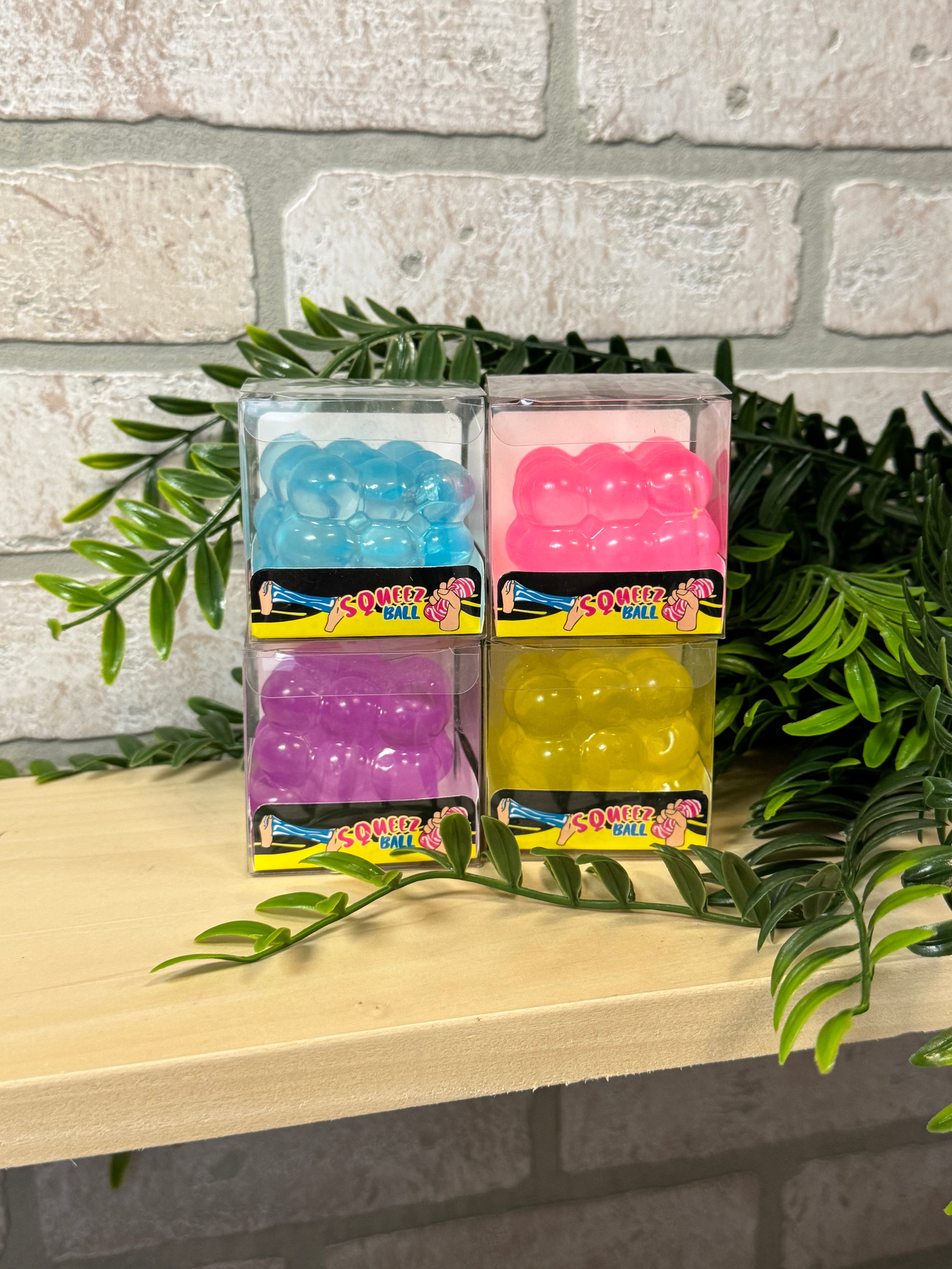 Bubble Cube Squeeze Ball-toys-ask-The Silo Boutique, Women's Fashion Boutique Located in Warren and Grand Forks North Dakota