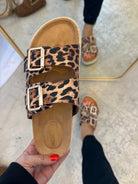 Soda Marfa Leopard Sandal-Sandals-soda-The Silo Boutique, Women's Fashion Boutique Located in Warren and Grand Forks North Dakota