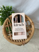 Kitsch Detail & Define Brush Set-Hair Accessories-kitsch-The Silo Boutique, Women's Fashion Boutique Located in Warren and Grand Forks North Dakota