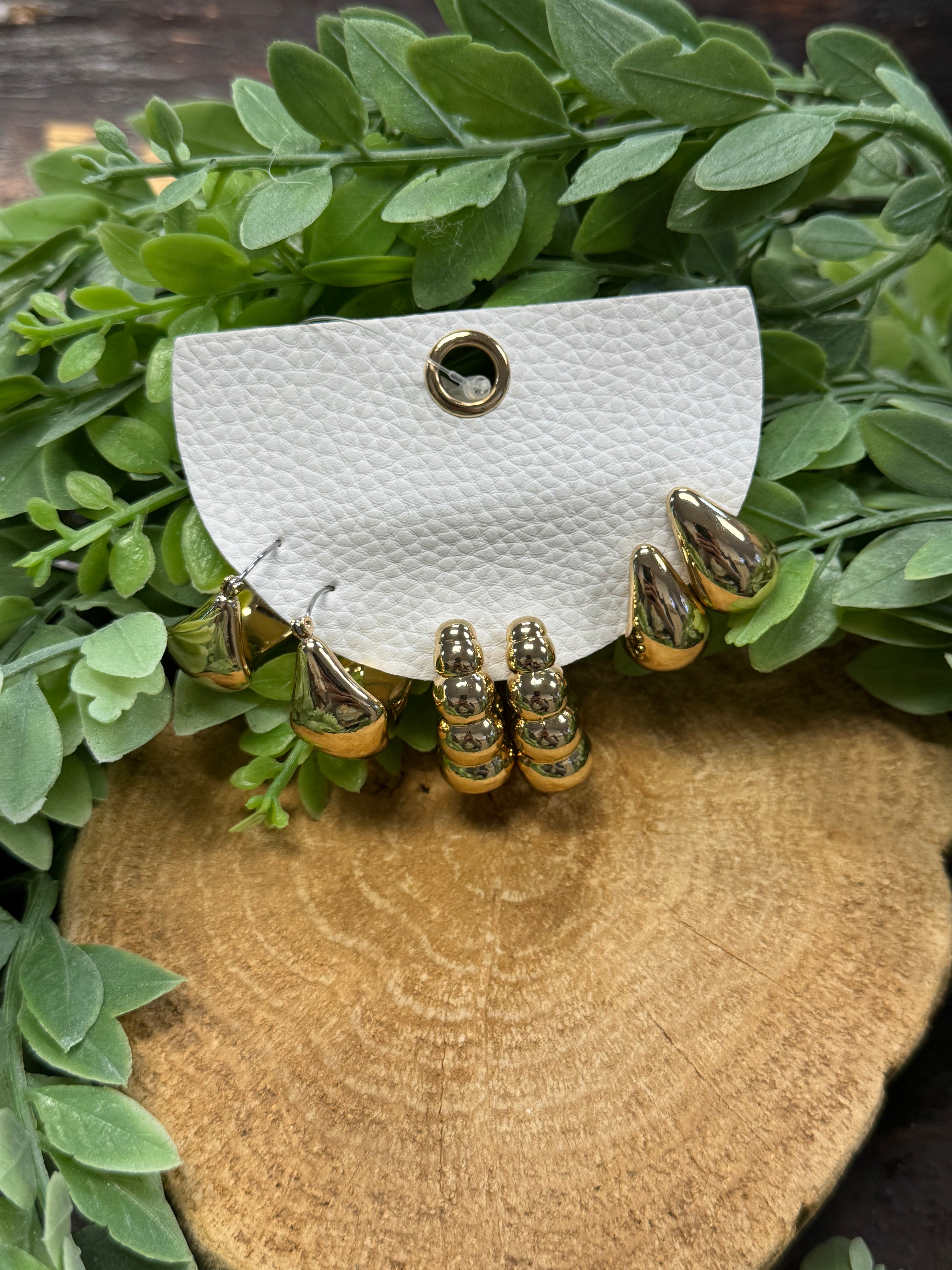Bubble Earring Set-Final Sale-Earrings-fame-The Silo Boutique, Women's Fashion Boutique Located in Warren and Grand Forks North Dakota