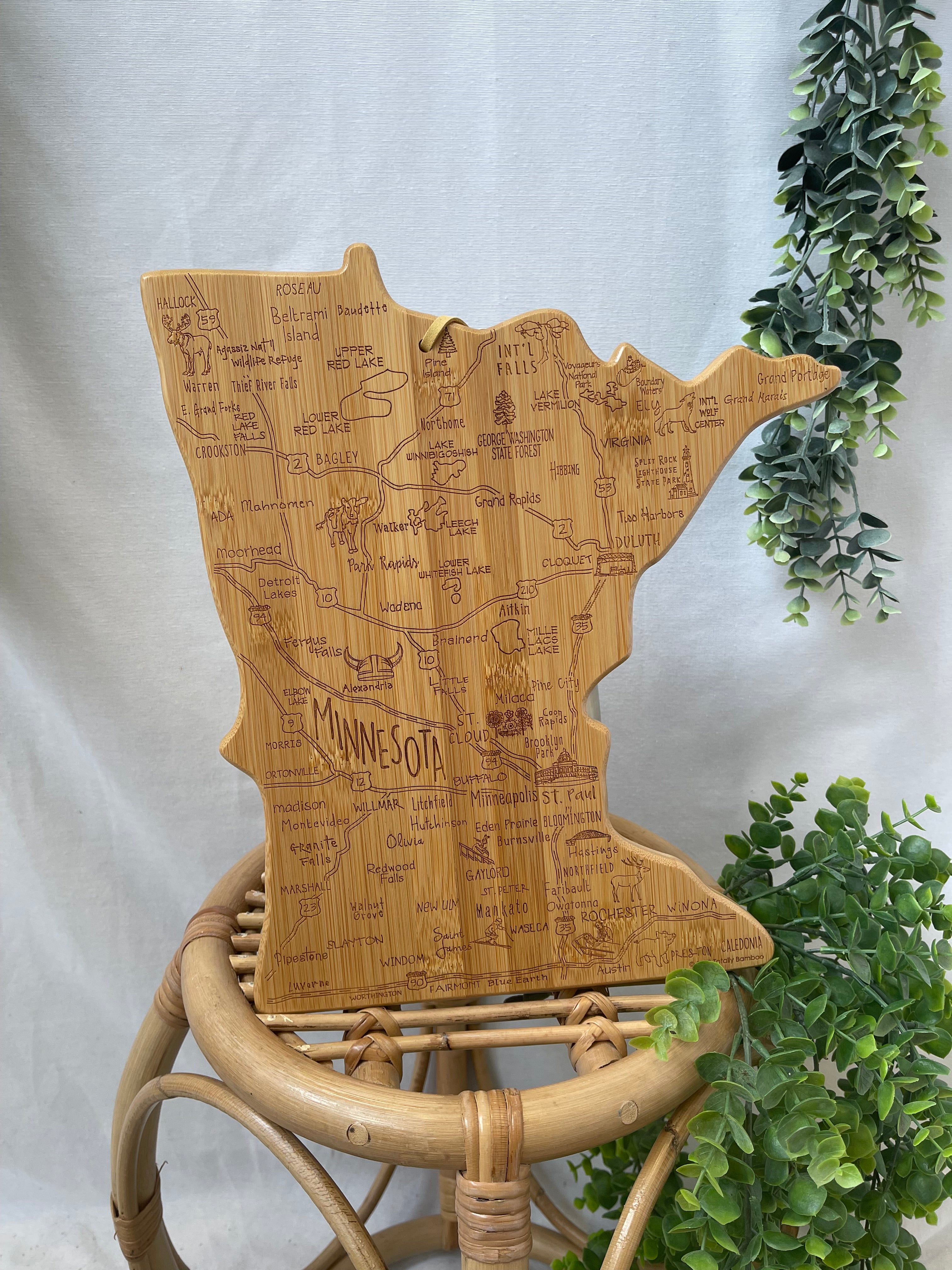 Minnesota Cutting Board-cutting boards-faire-The Silo Boutique, Women's Fashion Boutique Located in Warren and Grand Forks North Dakota