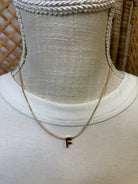 Delicate Initial Necklace-Necklaces-Fame-The Silo Boutique, Women's Fashion Boutique Located in Warren and Grand Forks North Dakota