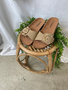 Soda Lizzy Sandal-Tan-Shoes-soda-The Silo Boutique, Women's Fashion Boutique Located in Warren and Grand Forks North Dakota