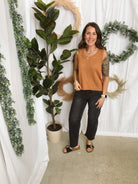 Casual Knit Sweater Tank-Caramel-Tank Tops-cozy co-The Silo Boutique, Women's Fashion Boutique Located in Warren and Grand Forks North Dakota