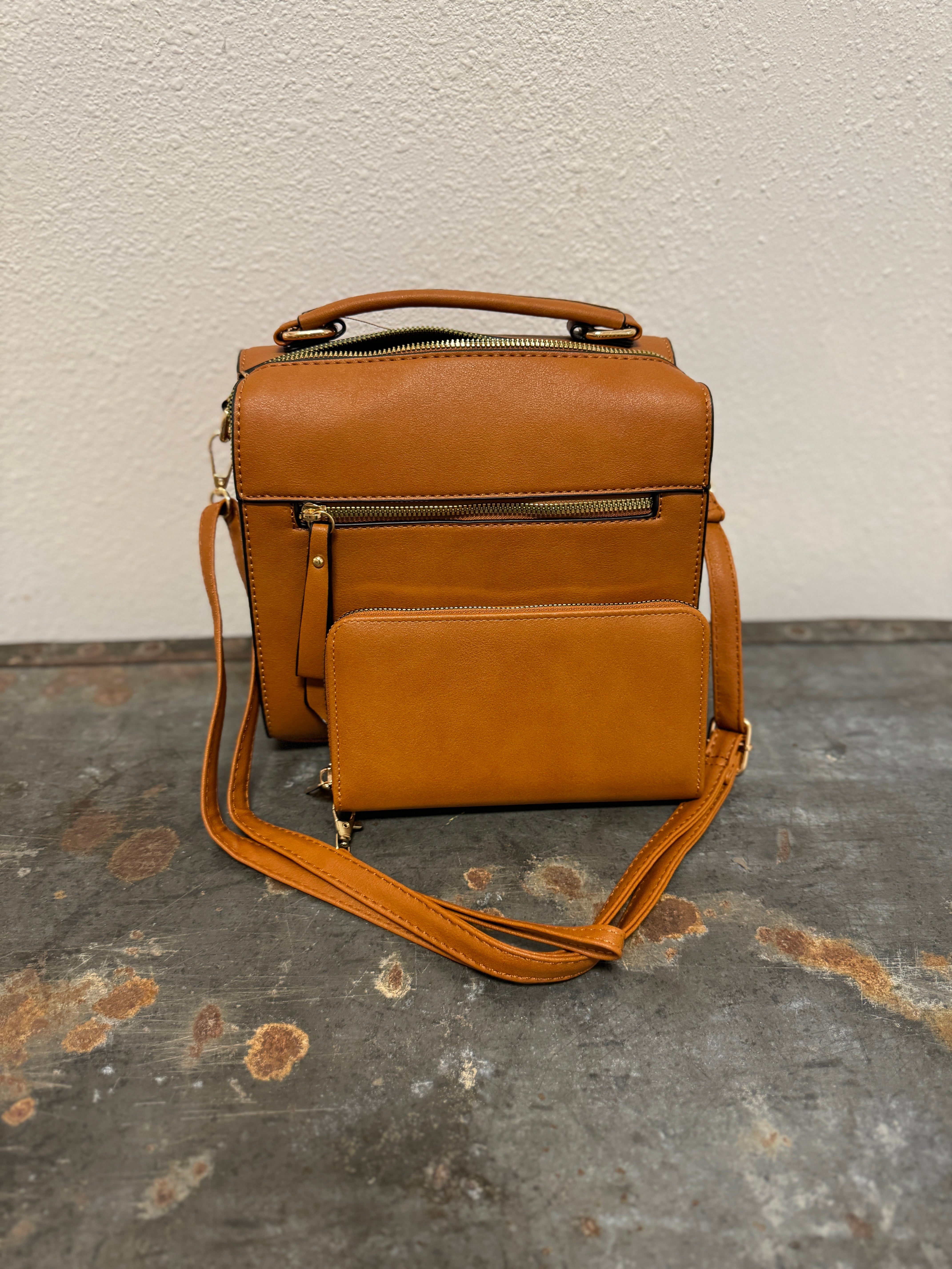 Messenger Crossbody Purse + Wallet-Crossbody Purses-princess purse-The Silo Boutique, Women's Fashion Boutique Located in Warren and Grand Forks North Dakota