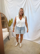KUT Hailey Light Wash Shorts-Final Sale-Shorts-Kut-The Silo Boutique, Women's Fashion Boutique Located in Warren and Grand Forks North Dakota