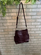 Joy Susan Kayleigh Bucket Bag-Oxblood-Purses-joy susan-The Silo Boutique, Women's Fashion Boutique Located in Warren and Grand Forks North Dakota