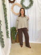 Mono B Luxe Mineral Sweatpants-Coffee-sweatpants-mono b-The Silo Boutique, Women's Fashion Boutique Located in Warren and Grand Forks North Dakota