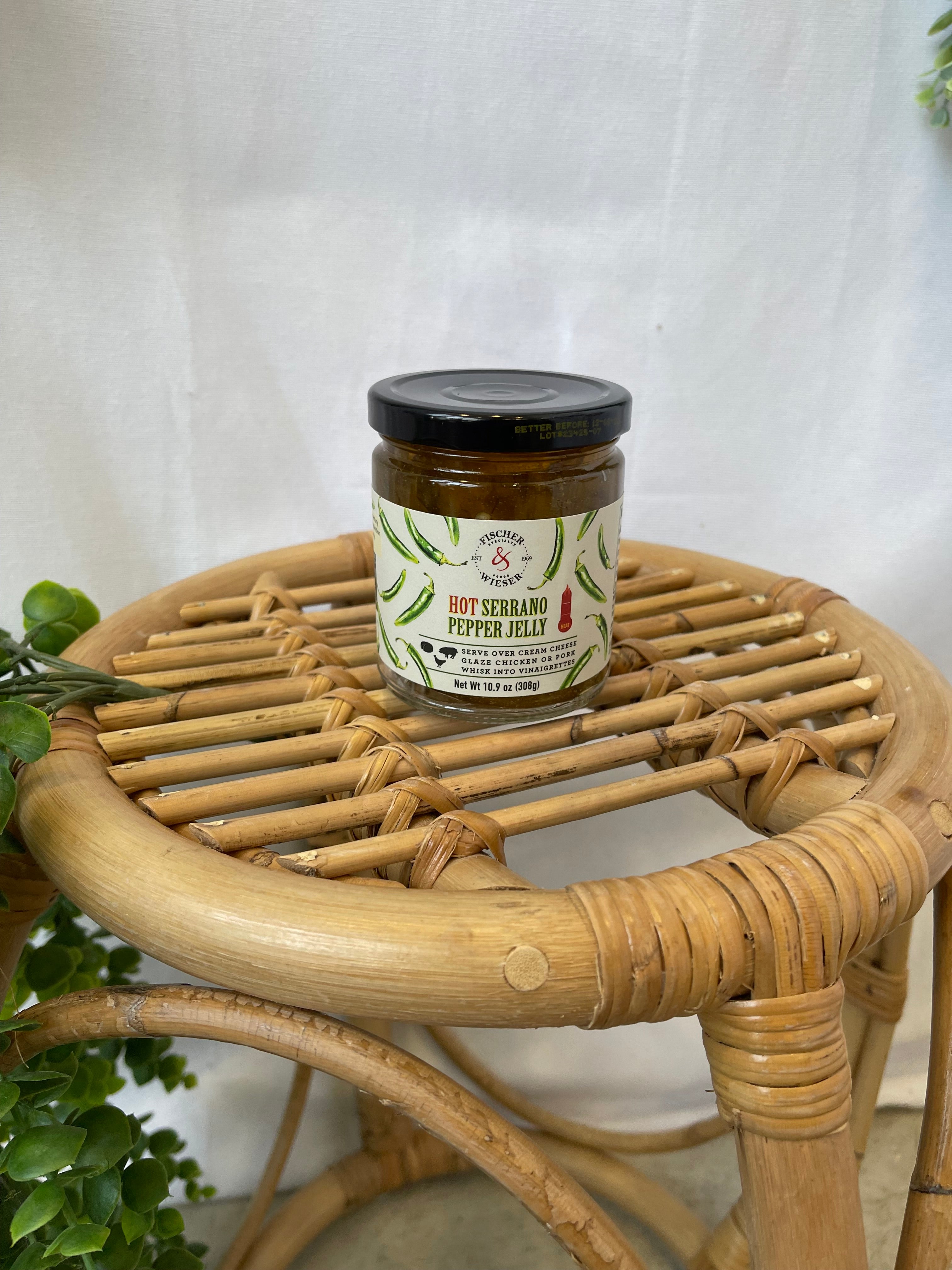 Hot Serrano Pepper Jelly-jam-Fischer-The Silo Boutique, Women's Fashion Boutique Located in Warren and Grand Forks North Dakota