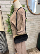 Joy Susan Vivie Crossbody-Black-Crossbody Purses-joy susan-The Silo Boutique, Women's Fashion Boutique Located in Warren and Grand Forks North Dakota