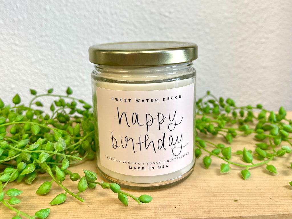 Happy Birthday Candle-Candles-sweet water decor-The Silo Boutique, Women's Fashion Boutique Located in Warren and Grand Forks North Dakota