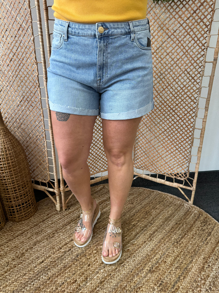 Kut From The Kloth Encourage Wash Jane Shorts-Shorts-Kut-The Silo Boutique, Women's Fashion Boutique Located in Warren and Grand Forks North Dakota