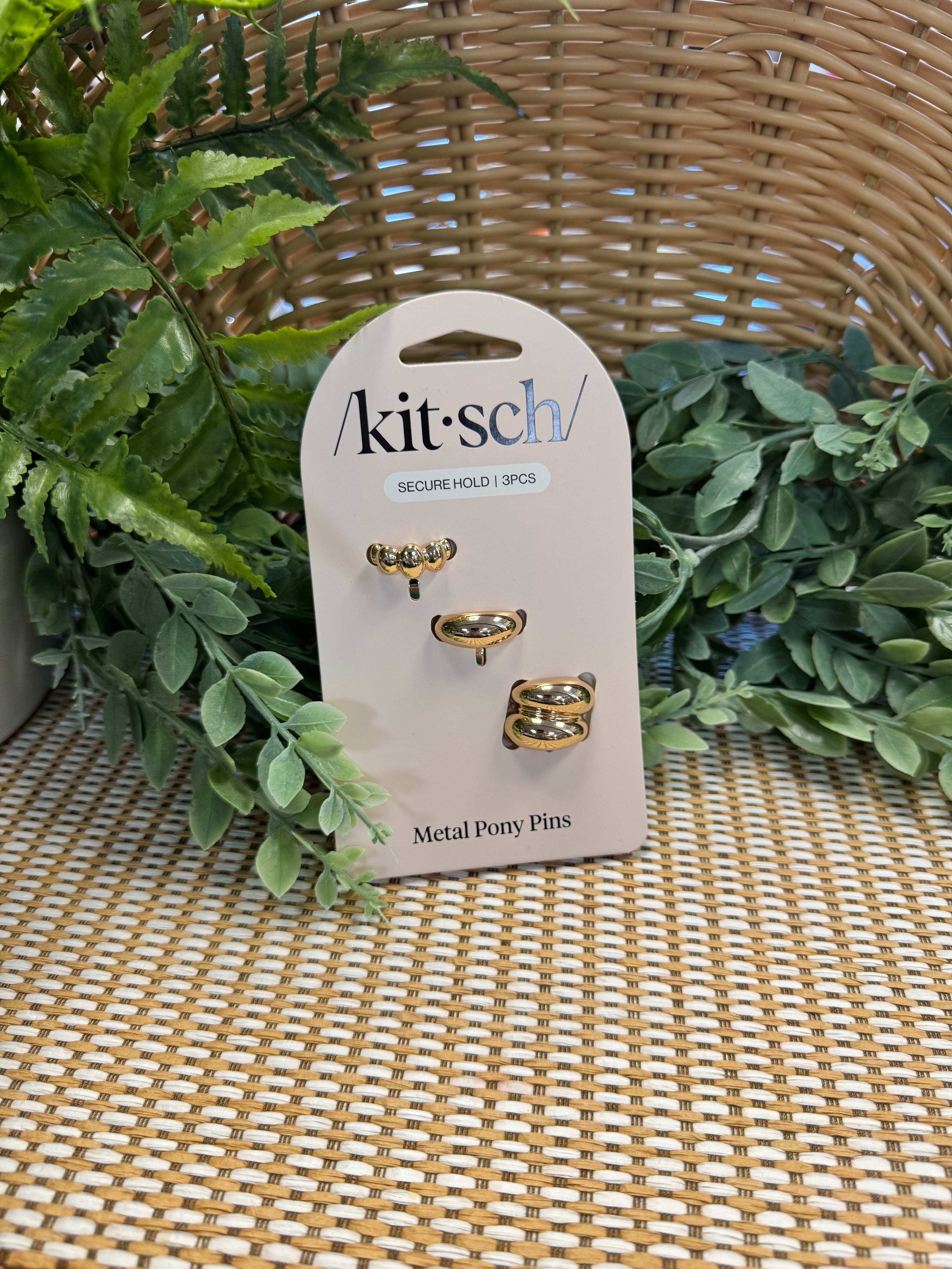 Kitsch Gold Metal Pony Pins Set-Hair Accessories-kitsch-The Silo Boutique, Women's Fashion Boutique Located in Warren and Grand Forks North Dakota