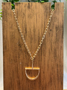 Bead and Link Horse Bit Necklace-Necklaces-Dallas Market-The Silo Boutique, Women's Fashion Boutique Located in Warren and Grand Forks North Dakota