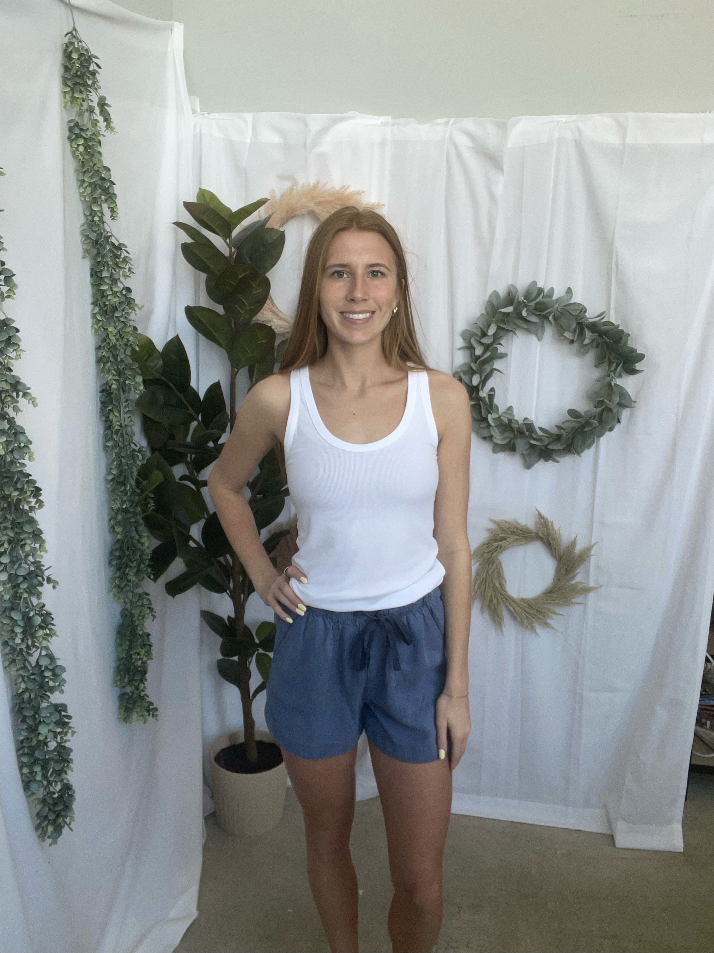 Classic Scoop Tank Top-Off White-Tank Tops-be cool-The Silo Boutique, Women's Fashion Boutique Located in Warren and Grand Forks North Dakota