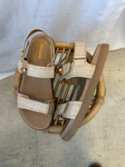 Soda Cobber Sandal Raffia-Sandals-soda-The Silo Boutique, Women's Fashion Boutique Located in Warren and Grand Forks North Dakota