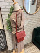 Joy Susan Jensy Front Flap Crossbody-Cinnamon-Purses-joy susan-The Silo Boutique, Women's Fashion Boutique Located in Warren and Grand Forks North Dakota