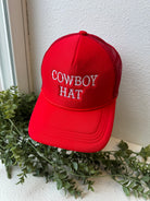 Zen Cowboy Hat-Red-Hats-Zenana-The Silo Boutique, Women's Fashion Boutique Located in Warren and Grand Forks North Dakota