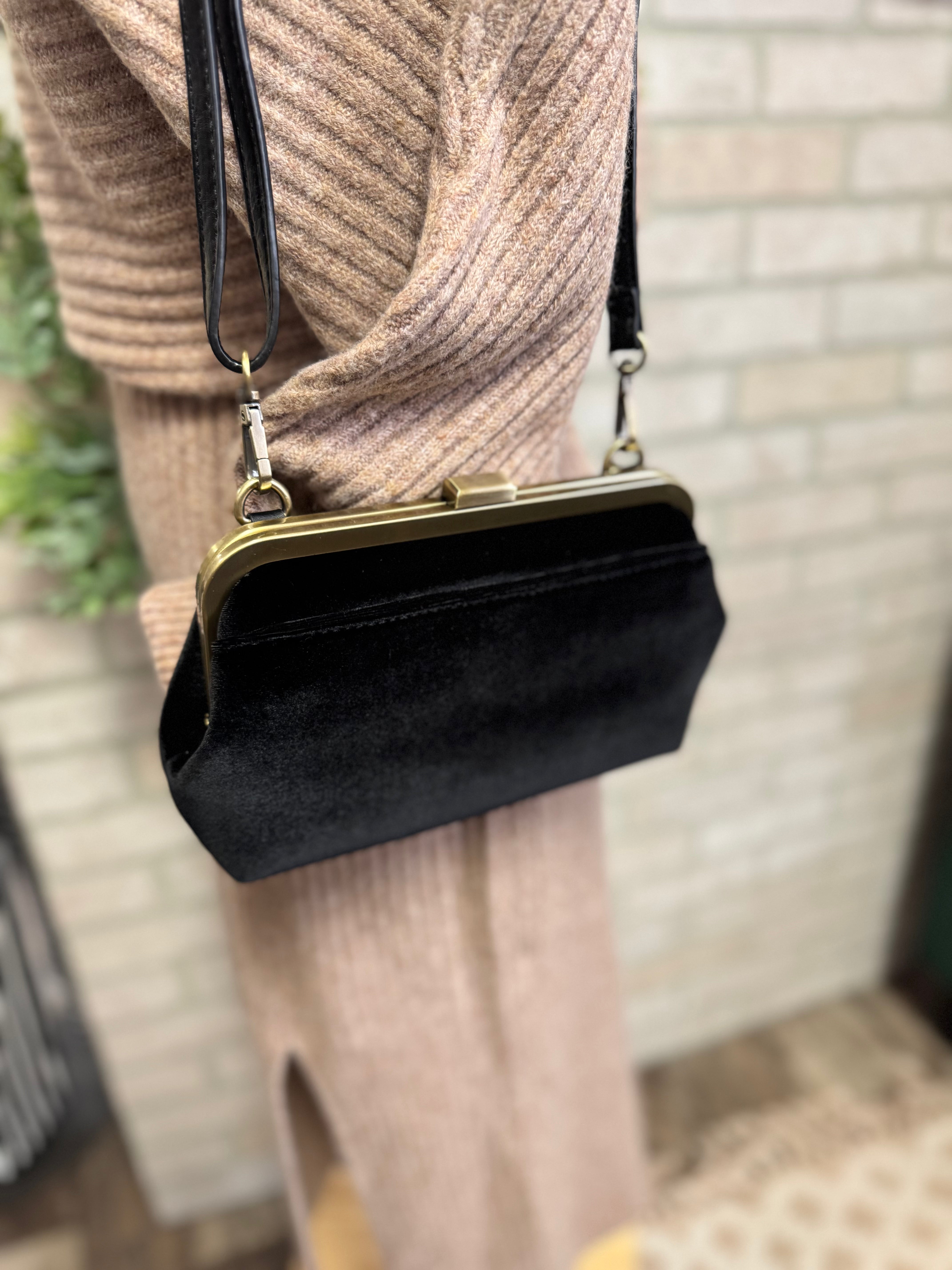 Joy Susan Vivie Crossbody-Black-Final Sale-Crossbody Purses-joy susan-The Silo Boutique, Women's Fashion Boutique Located in Warren and Grand Forks North Dakota