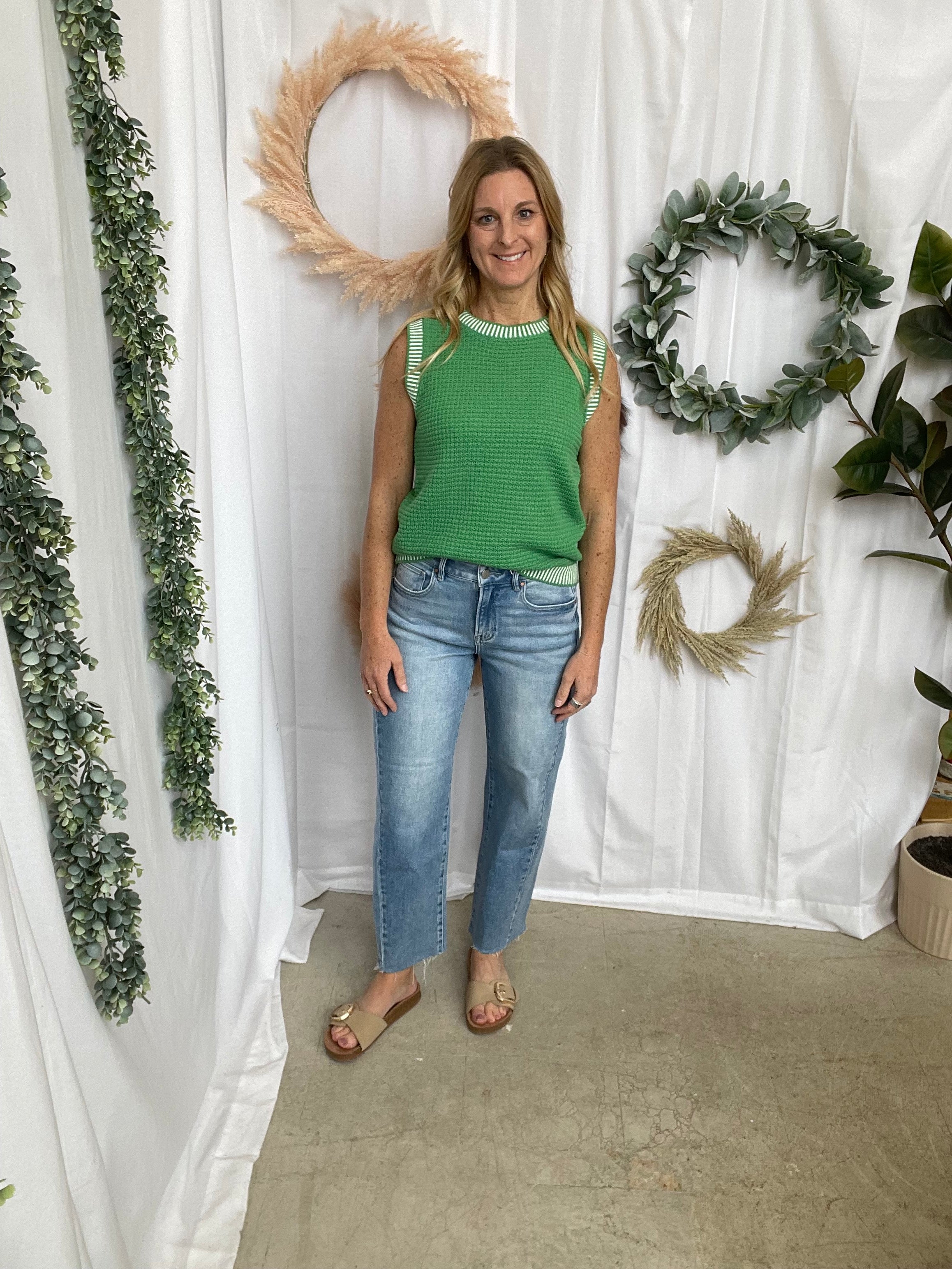 Risen Raw Slouchy Crop Barrel Jeans-Jeans-risen-The Silo Boutique, Women's Fashion Boutique Located in Warren and Grand Forks North Dakota