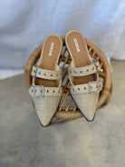 Soda Usual Raffia Mule-Mules-soda-The Silo Boutique, Women's Fashion Boutique Located in Warren and Grand Forks North Dakota