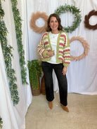 Forte Knitted Cardigan-Sage Mix-Cardigans-forte-The Silo Boutique, Women's Fashion Boutique Located in Warren and Grand Forks North Dakota