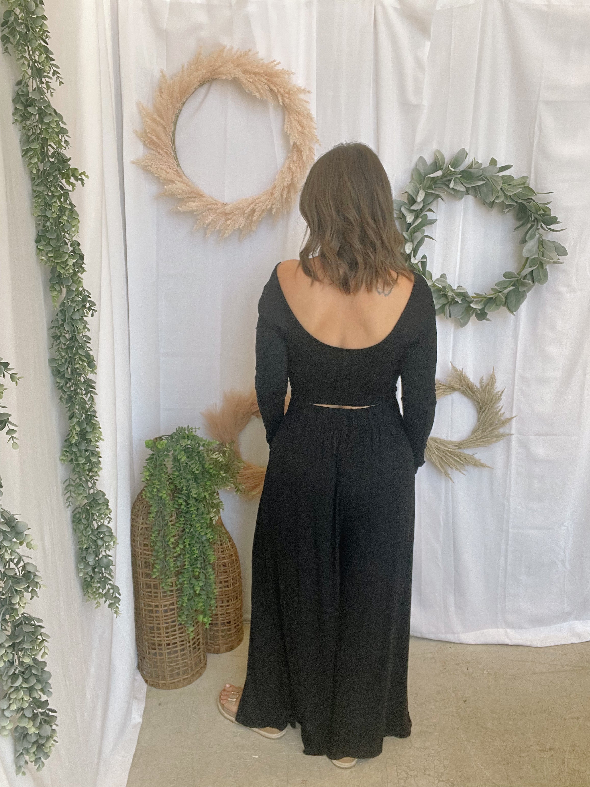 Kloey Set-Black-Outfit Sets-hyfve-The Silo Boutique, Women's Fashion Boutique Located in Warren and Grand Forks North Dakota
