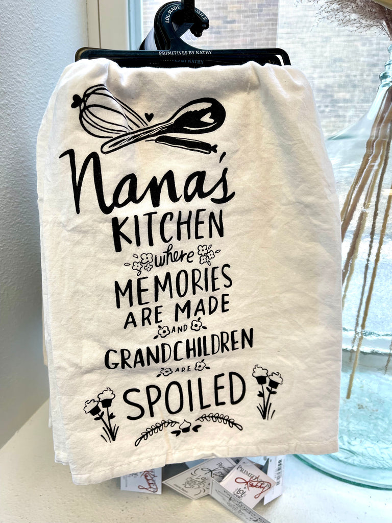 Nana's Kitchen Towel-Tea Towels-primitives-The Silo Boutique, Women's Fashion Boutique Located in Warren and Grand Forks North Dakota