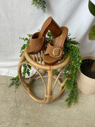 Soda Citrus Brown Sandal-Shoes-soda-The Silo Boutique, Women's Fashion Boutique Located in Warren and Grand Forks North Dakota