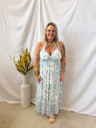 Pale Blue Tiered Dress-Dresses-mystree-The Silo Boutique, Women's Fashion Boutique Located in Warren and Grand Forks North Dakota