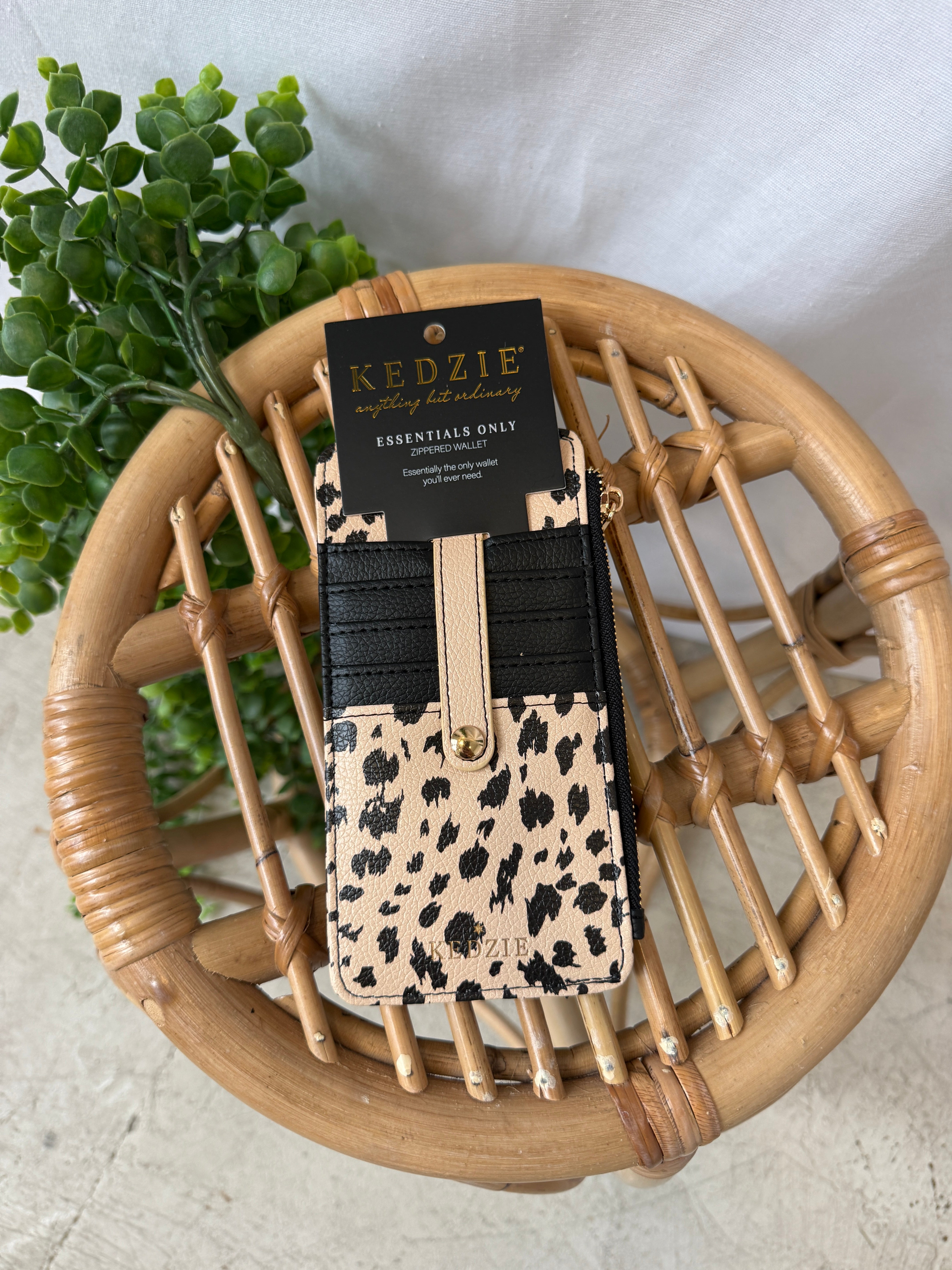 Kedzie Essentials Wallet-Cheetah-Wallets-dm-The Silo Boutique, Women's Fashion Boutique Located in Warren and Grand Forks North Dakota
