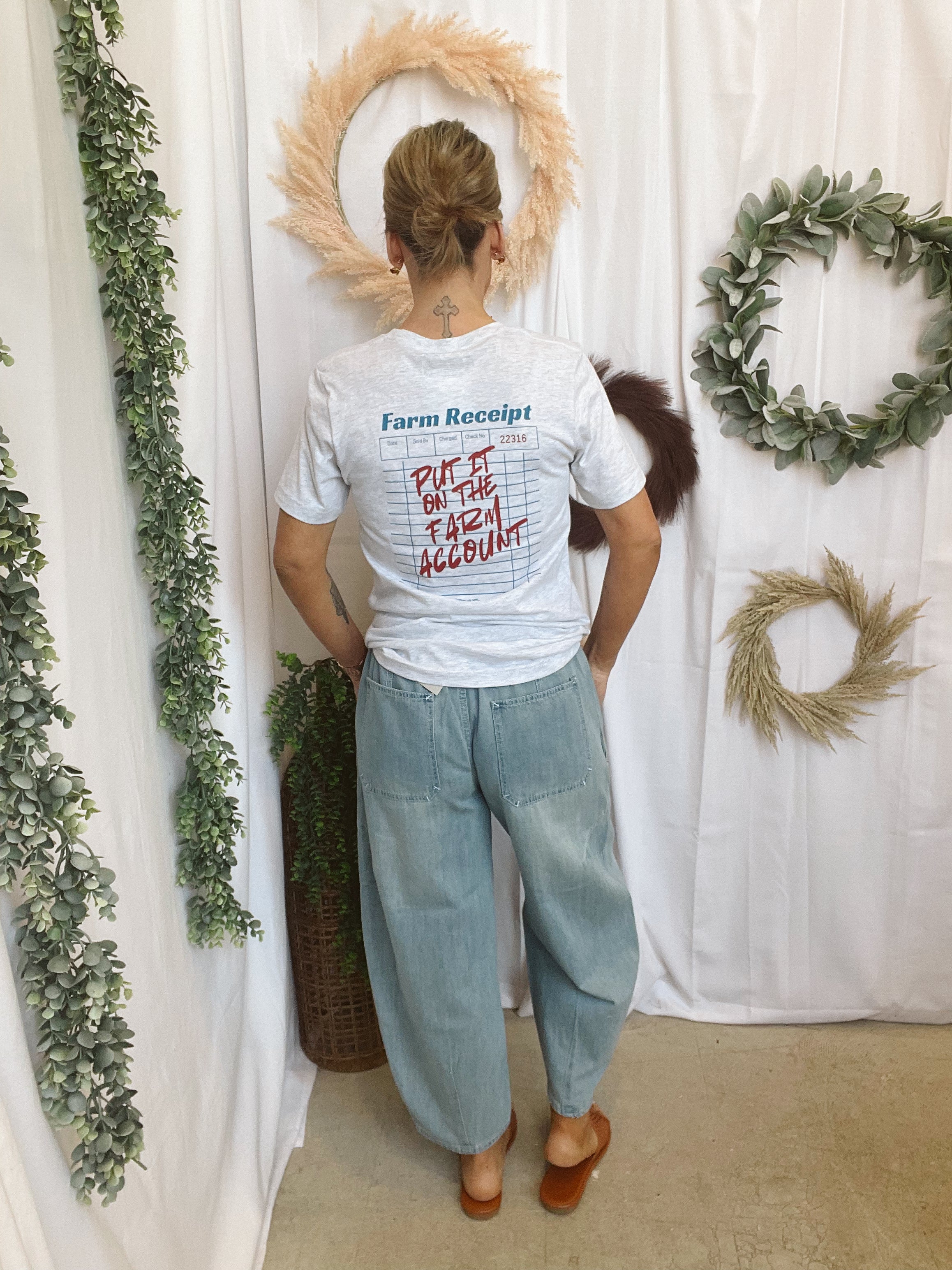 Put It On the Farm Account Tee-Graphic Tees-faire-The Silo Boutique, Women's Fashion Boutique Located in Warren and Grand Forks North Dakota