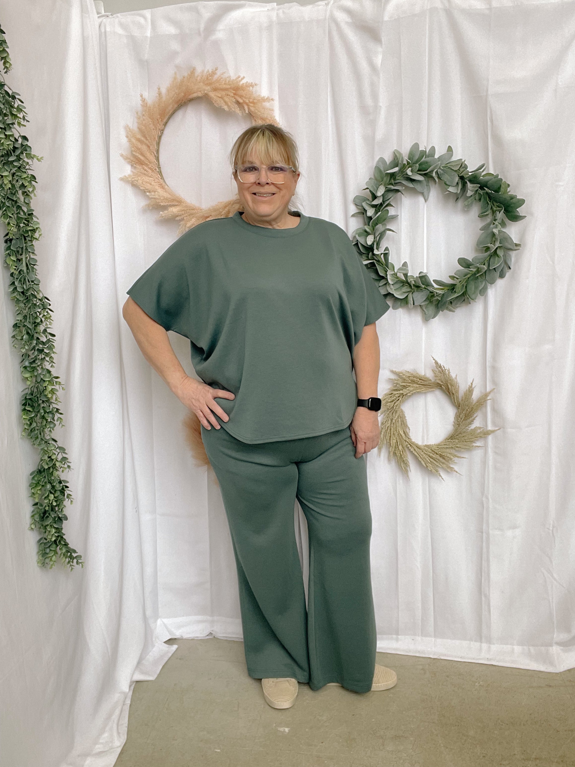 Stella Scuba Set-Jade-Long Sleeve Tops-Zenana-The Silo Boutique, Women's Fashion Boutique Located in Warren and Grand Forks North Dakota