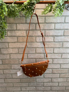 Pretty Simple Westlyn Bum Bag-Brown-Crossbody Purses-pretty simple-The Silo Boutique, Women's Fashion Boutique Located in Warren and Grand Forks North Dakota