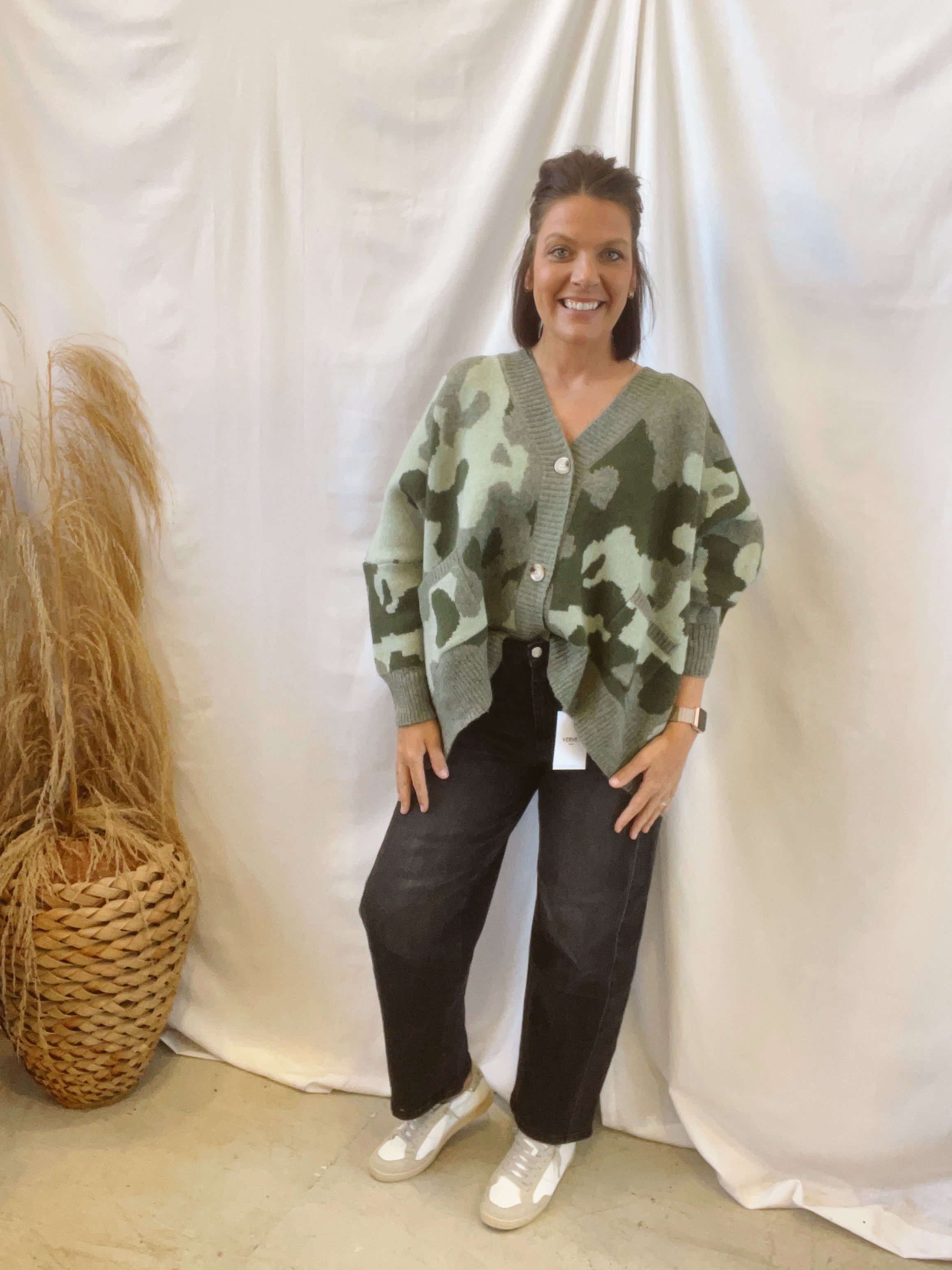 Camel Long Waffle Cardigan-Cardigans-allie Rose-The Silo Boutique, Women's Fashion Boutique Located in Warren and Grand Forks North Dakota