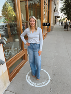 Cool Ultra Soft Notched Long Sleeve Top-Long Sleeve Tops-be cool-The Silo Boutique, Women's Fashion Boutique Located in Warren and Grand Forks North Dakota