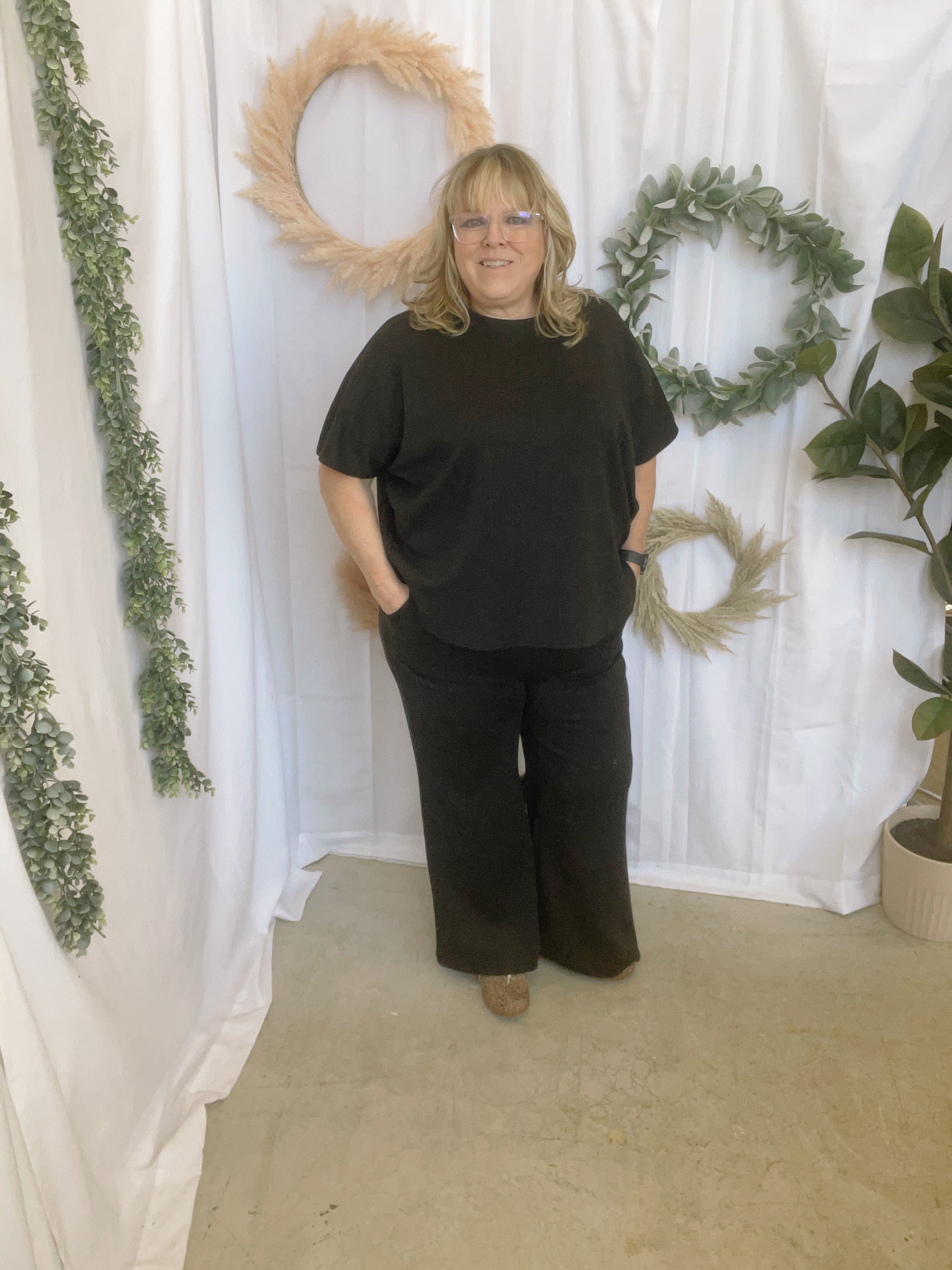 Stella Scuba Set-Black-Long Sleeve Tops-Zenana-The Silo Boutique, Women's Fashion Boutique Located in Warren and Grand Forks North Dakota