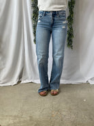 Risen Leslie Light Wide Leg Jeans-Jeans-risen-The Silo Boutique, Women's Fashion Boutique Located in Warren and Grand Forks North Dakota